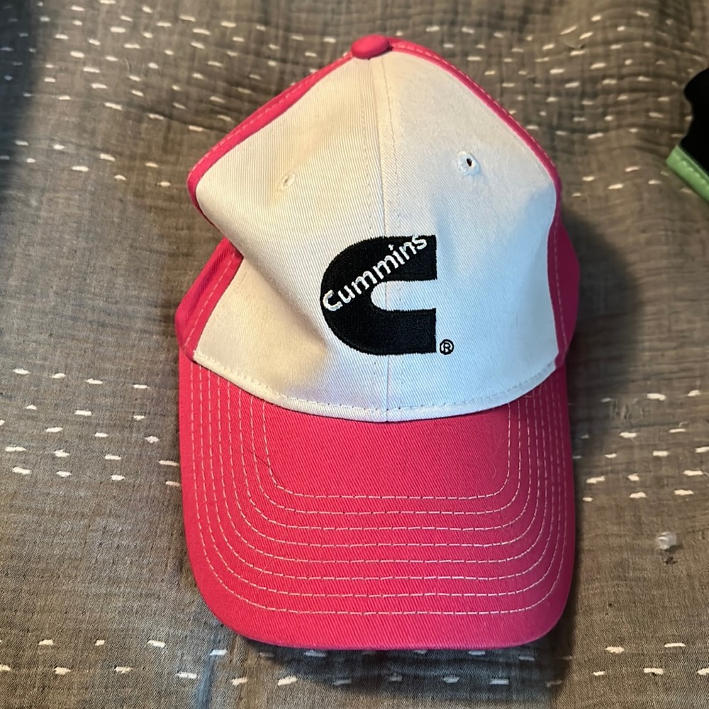 Cummins Hot Pink Girl Base Ball Cap Hat Ladies Trucker